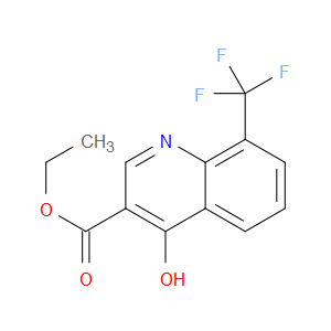 ETHYL 4-HYDROXY-8-(TRIFLUOROMETHYL)QUINOLINE-3-CARBOXYLATE