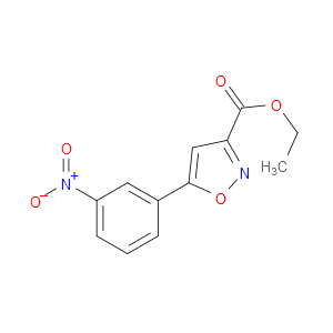 ETHYL 5-(3-NITROPHENYL)ISOXAZOLE-3-CARBOXYLATE