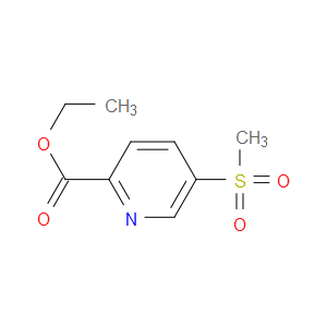 ETHYL 5-(METHYLSULFONYL)PYRIDINE-2-CARBOXYLATE