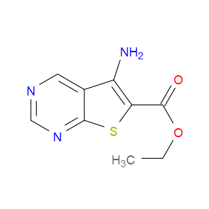 ETHYL 5-AMINOTHIENO[2,3-D]PYRIMIDINE-6-CARBOXYLATE
