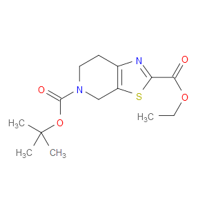 5-TERT-BUTYL 2-ETHYL 6,7-DIHYDROTHIAZOLO[5,4-C]PYRIDINE-2,5(4H)-DICARBOXYLATE - Click Image to Close