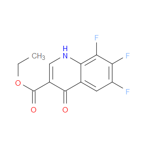 ETHYL 6,7,8-TRIFLUORO-4-OXO-1,4-DIHYDROQUINOLINE-3-CARBOXYLATE - Click Image to Close