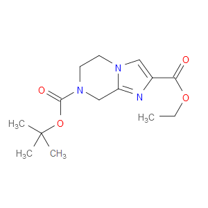 7-TERT-BUTYL 2-ETHYL 5,6-DIHYDROIMIDAZO[1,2-A]PYRAZINE-2,7(8H)-DICARBOXYLATE