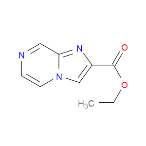 ETHYL IMIDAZO[1,2-A]PYRAZINE-2-CARBOXYLATE