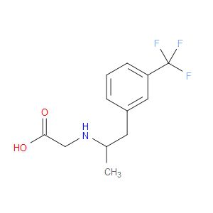 GLYCINE,N-[1-METHYL-2-[3-(TRIFLUOROMETHYL)-PHENYL]ETHYL]