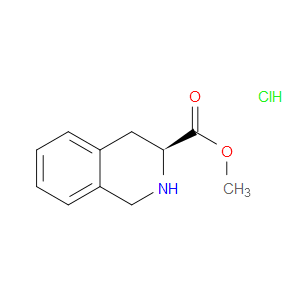 (S)-METHYL 1,2,3,4-TETRAHYDROISOQUINOLINE-3-CARBOXYLATE HYDROCHLORIDE - Click Image to Close