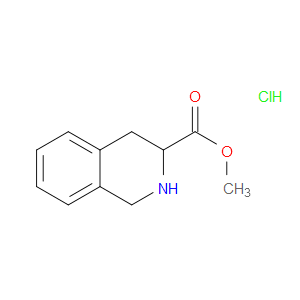 METHYL 1,2,3,4-TETRAHYDROISOQUINOLINE-3-CARBOXYLATE HYDROCHLORIDE - Click Image to Close