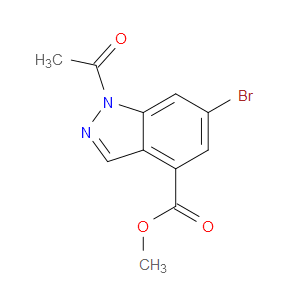 METHYL 1-ACETYL-6-BROMO-1H-INDAZOLE-4-CARBOXYLATE