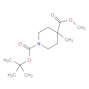 1-TERT-BUTYL 4-METHYL 4-METHYLPIPERIDINE-1,4-DICARBOXYLATE - Click Image to Close