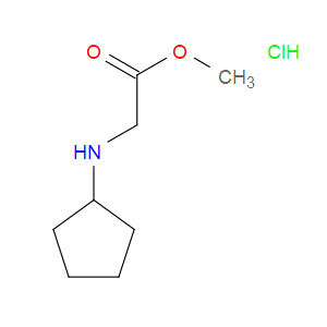METHYL 2-(CYCLOPENTYLAMINO)ACETATE HYDROCHLORIDE