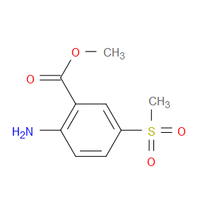 METHYL 2-AMINO-5-(METHYLSULFONYL)BENZOATE
