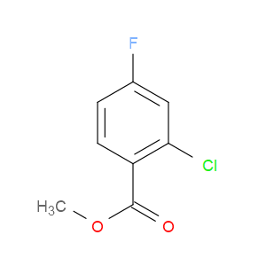METHYL 2-CHLORO-4-FLUOROBENZOATE - Click Image to Close