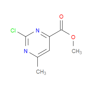 METHYL 2-CHLORO-6-METHYLPYRIMIDINE-4-CARBOXYLATE