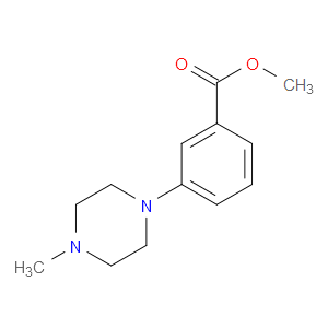METHYL 3-(4-METHYL-1-PIPERAZINYL)BENZOATE - Click Image to Close