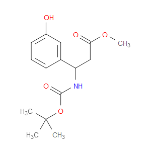 METHYL 3-(BOC-AMINO)-3-(3-HYDROXYPHENYL)PROPANOATE - Click Image to Close