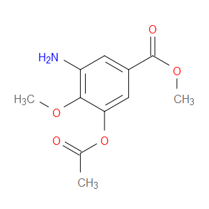 METHYL 3-ACETOXY-5-AMINO-4-METHOXYBENZOATE