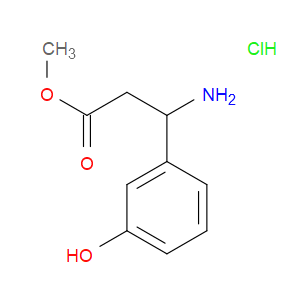 METHYL 3-AMINO-3-(3-HYDROXYPHENYL)PROPANOATE HYDROCHLORIDE - Click Image to Close