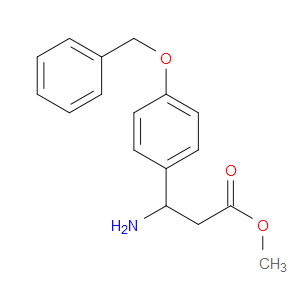 METHYL 3-AMINO-3-[4-(PHENYLMETHOXY)PHENYL]PROPIONATE