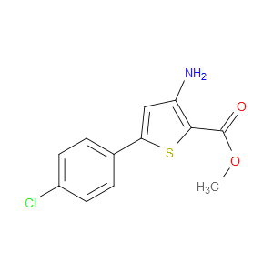 METHYL 3-AMINO-5-(4-CHLOROPHENYL)THIOPHENE-2-CARBOXYLATE - Click Image to Close