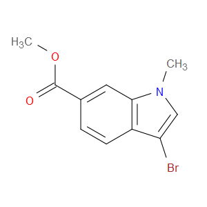METHYL 3-BROMO-1-METHYLINDOLE-6-CARBOXYLATE - Click Image to Close