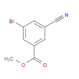 METHYL 3-BROMO-5-CYANOBENZOATE