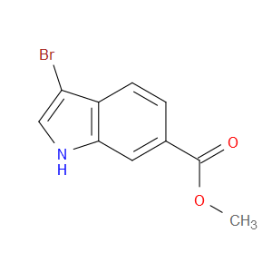 METHYL 3-BROMOINDOLE-6-CARBOXYLATE - Click Image to Close