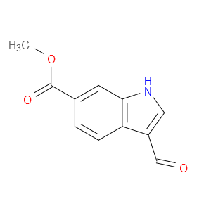 METHYL 3-FORMYLINDOLE-6-CARBOXYLATE - Click Image to Close