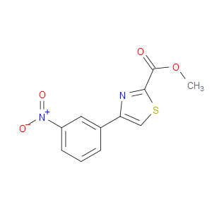 METHYL 4-(3-NITROPHENYL)THIAZOLE-2-CARBOXYLATE - Click Image to Close