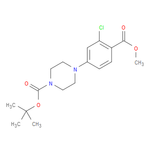 METHYL 4-(4-BOC-1-PIPERAZINYL)-2-CHLOROBENZOATE - Click Image to Close