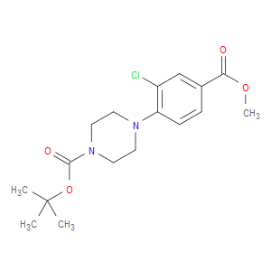 METHYL 4-(4-BOC-1-PIPERAZINYL)-3-CHLOROBENZOATE
