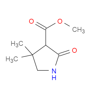 METHYL 4,4-DIMETHYL-2-OXOPYRROLIDINE-3-CARBOXYLATE - Click Image to Close