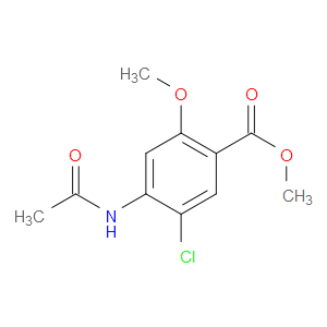 METHYL 4-ACETAMIDO-5-CHLORO-2-METHOXYBENZOATE