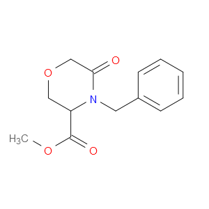 METHYL 4-BENZYL-5-OXOMORPHOLINE-3-CARBOXYLATE