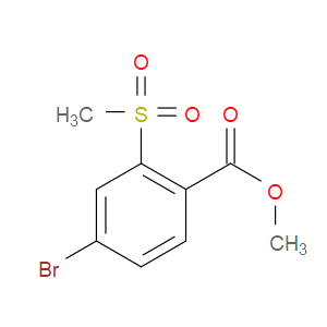 METHYL 4-BROMO-2-(METHYLSULFONYL)BENZOATE