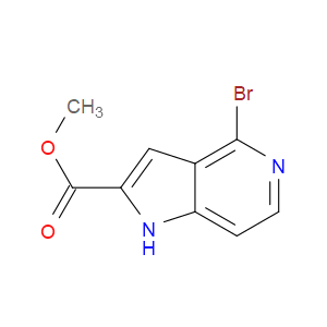 METHYL 4-BROMO-1H-PYRROLO[3,2-C]PYRIDINE-2-CARBOXYLATE - Click Image to Close