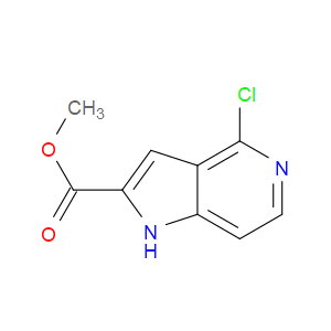 METHYL 4-CHLORO-1H-PYRROLO[3,2-C]PYRIDINE-2-CARBOXYLATE - Click Image to Close