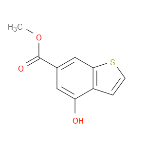 METHYL 4-HYDROXY-1-BENZOTHIOPHENE-6-CARBOXYLATE - Click Image to Close