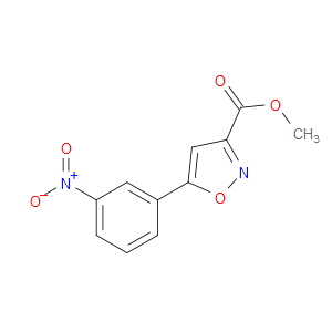METHYL 5-(3-NITROPHENYL)ISOXAZOLE-3-CARBOXYLATE