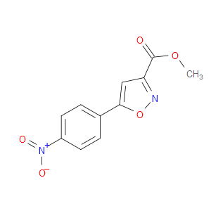 METHYL 5-(4-NITROPHENYL)ISOXAZOLE-3-CARBOXYLATE
