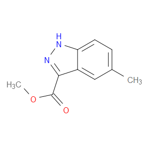 METHYL 5-METHYL-1H-INDAZOLE-3-CARBOXYLATE - Click Image to Close