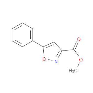 METHYL 5-PHENYLISOXAZOLE-3-CARBOXYLATE