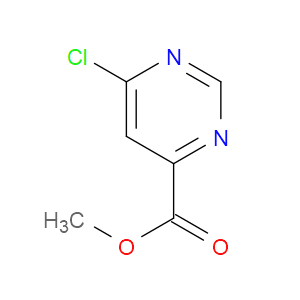 METHYL 6-CHLOROPYRIMIDINE-4-CARBOXYLATE