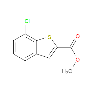 METHYL 7-CHLOROBENZO[B]THIOPHENE-2-CARBOXYLATE - Click Image to Close