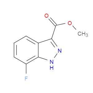 METHYL 7-FLUORO-1H-INDAZOLE-3-CARBOXYLATE - Click Image to Close