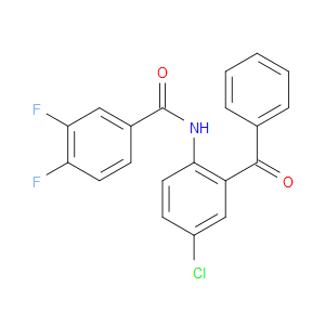 N-(2-BENZOYL-4-CHLOROPHENYL)-3,4-DIFLUOROBENZAMIDE