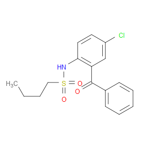 N-(2-BENZOYL-4-CHLOROPHENYL)BUTANE-1-SULFONAMIDE