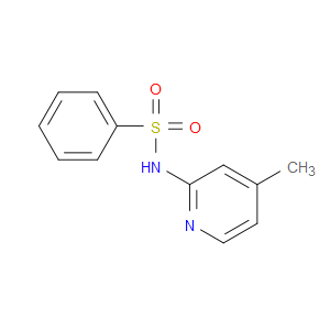 N-(4-METHYL-2-PYRIDYL)BENZENESULFONAMIDE