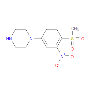 N-(4-METHYLSULPHONYL-3-NITROPHENYL)PIPERAZINE - Click Image to Close