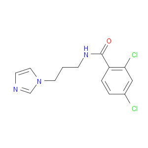 N-[3-(1-IMIDAZOLYL)PROPYL]-2,4-DICHLOROBENZAMIDE - Click Image to Close