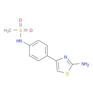 N-[4-(2-AMINO-1,3-THIAZOL-4-YL)PHENYL]METHANESULFONAMIDE